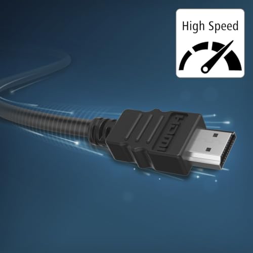 Hama HDMI Kabel 1,5 m lang (High Speed HDMI Cable, ARC, Monitorkabel mit hochwertigem Kunststoffmantel, Verbindung von PC/Notebook mit Monitor, TV, Beamer, Playstation, XBOX)