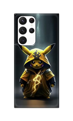 Image of PRINTFIDAA Printed Hard Back Cover Case for Samsung Galaxy S22 Ultra 5G Back Cover (Cartoon Cat) -112