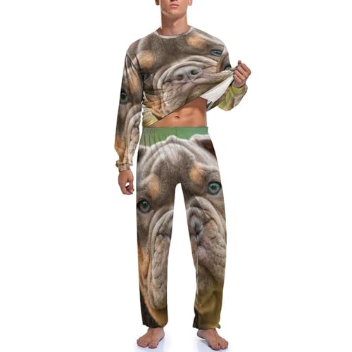 Pyjama homme haut et bas chiot : la solution contre les nuits agitées - 3