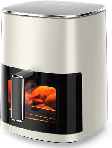 Elevon 6QT Large Air Fryer, 12-in-1 Digital Airfryer with Clear W...
