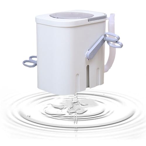 Mini Washer Non Electric 11x15x15in Small Portable Washing Machine With Drain Hose Clean Laundry Anywhere For Cleaning Sock Underwear