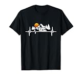 Camping Heartbeat Autocaravana Camiseta