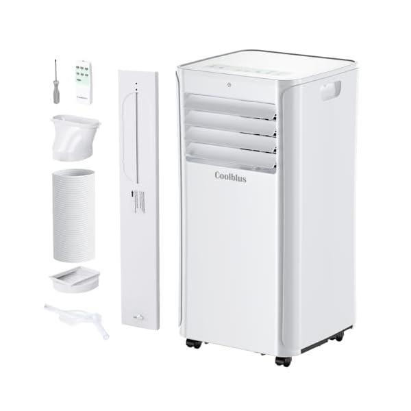 12000 BTU Portable Air Conditioners Cool Up to 550 Sq.Ft,3-in-1 AC Unit with Remote Control/LED Display/Installation Kits & Screwdriver/24Hrs Timer for Home/Office,12000BTU