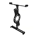 Wheel Fitment Simulator Tire/Rim Fit Size Measuring Mockup Tool, Supports 14 to 20 Inch Wheel Diameters and 7 to 10 Inch Wheel Widths, 6-Lug Wheel Bolt Pattern