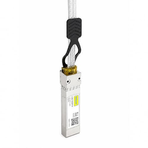Image of 10Gtek Foldable SFP+ DAC, Twin axial Cable Supplied by 3M, 0.5-Meter(1.64ft), Compatible with Cisco and More, Application for 2 switches in 2~4 U of a Rack Cabinet, Flexible and Thin