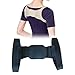 Posture Corrector Back Brace for Men and Women, Fully Adjustable Black Straightener for Upper Spine Support, Neck, Shoulder, Clavicle and Back Pain Relief Black