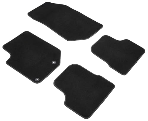Tapis de sol Opel Corsa F velours feutre aiguilleté WALSER noir