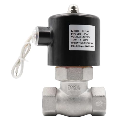 Électrovanne vapeur inox 1 pouce pour réguler les hautes températures