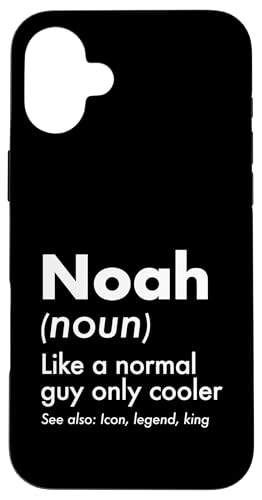 Noah Like A Normal Guy Only Cooler Legend King �t�@�[�X�g�l�[�� �X�}�z�P�[�X iPhone 16 Plus �p