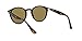 Ray-Ban Unisex RB2180 Round Sunglasses, Light Havana/Dark Brown, 49 mm