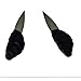 Imagen de Juego de 2 cuchillos de ostras inoxidable ecológico negro de fabricación francesa
