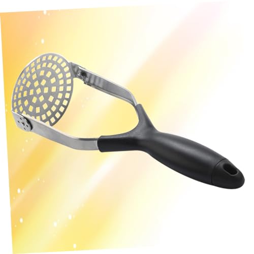 Kartoffelstampfer, Knoblauchpresse, Edelstahl, Karottenpresse, Kartoffelstampfer, Kartoffelpresse, Stampfer, Ton, Süßkartoffel (Color : As Shownx2pcs, Size : Mediumx2pcs)