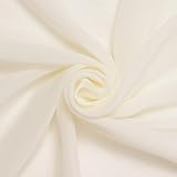 Solid Chiffon Fabric Polyester Dress Sheer 58