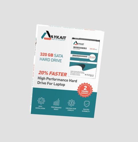 Image of AKT320AB 320GB Internal Laptop Hard Drive - 2.5 Inch Ultra Slim SATA 6Gb /s HDD, 32MB Cache, High-Speed Data Transfer, Reliable Storage for Laptop & PC, Performance with (2-Year Warranty)
