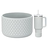 WUQID Heart Shaped Texture Silicone Boot Compatible with Stanle Quencher H2.0 & IceFlow Flip 20oz 30oz 40oz and Hydro Sport Flask 12-24oz, Anti-Slip Bottle Bottom Sleeve Cover