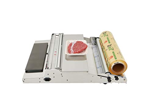 VisionTechShop VTH-500, 20 Inch / 500 mm Hand Wrapping Machine Film Wrapper for Food Packaging, Large Tray, MADE IN KOREA