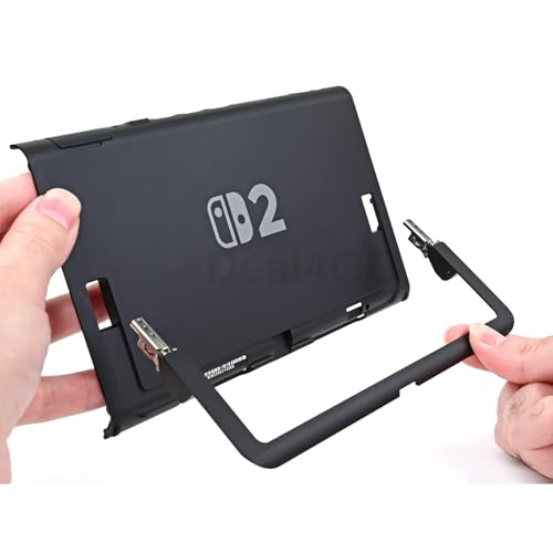 Deal4GO Left Right side Rear KickStand Hinge kit replacement for Nintendo Switch 2 console 2025 Back Stand Hinges by Deal4GO - Image 2