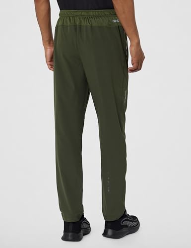 Image of Van Heusen Men's Track Pant | Side Zipper Pockets |Mid-Rise| 4-way stretch | Super light for premium comfort | Cotton Blend | Breathable & Casual | Easy Stain Release| Anti-static fabric | Activewear | Drawstrings | Style 51042