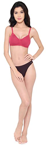 Image of Laavian Women's Cotton Non Padded Non-Wired Shaper T-Shirt Bra