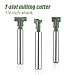 3pcs Keyhole Router Bits Set, 1/4 Inch Shank T Slot Cutter Set Router Bits, Blade Diameter 5/16