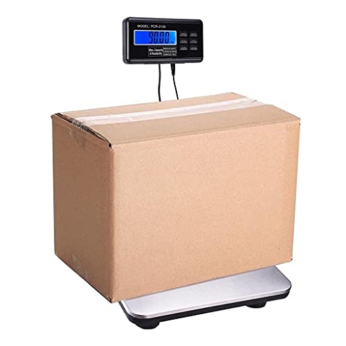 Báscula postal digital 440lb con plataforma y pantalla LCD