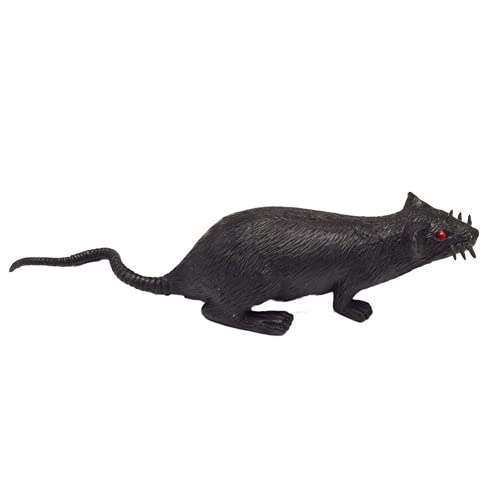 3. Materiale: gomma morbida Plastica morbida finto modello di topo simulazione grande topo giocattolo Halloween ingannevole spaventoso parodia piccolo animale giocattolo per bambini (1pc piccolo topBellissimo design