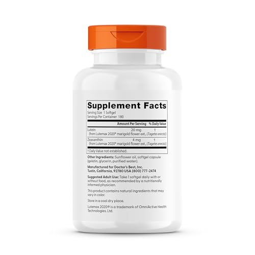 Doctor's Best Lutein With Zeaxanthin