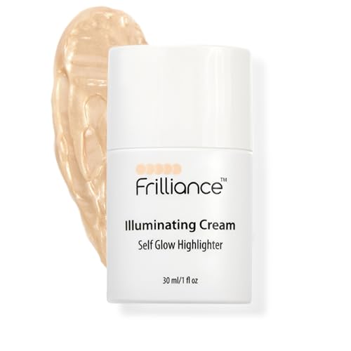 Frilliance Illuminating Cream, Hydrating Self Glow Highlighter, Cruelty Free Hypoallergenic for Teens of All Skin Types, 30 ml / 1 fl oz