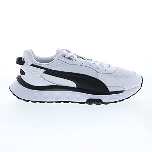 PUMA Mens Wild Rider Route Lace Up Sneakers Shoes Casual - White - Size 7 M2