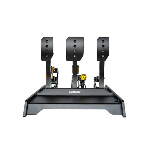 CONSPIT EVO 3 Hydraulic 3 pedal set plus Bonus: Free 3 mo. VRS telemetry and coaching - Get hydraulic at loadcell pricing!