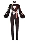 Fate Grand Order Demon Archer Cosplay FGO Oda Nobunaga Cosplay Costume Halloween Costume Full Set (Costume,Female XL)