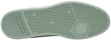 Reebok Unisex Court Advance Sneaker, Footwear White/Hybrid Green/Barely Grey, 9 Women/ 7.5 Men - 4