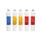 Watts Premier Annual RO Pure 5-Pack Filtration Kit for Pure Plus/Zero Pure Plus Reverse Osmosis System, Push Button Water Filter Replacement, 2 Sediment Filters, 2 Carbon Pre-Filters, 1 Post-Filter