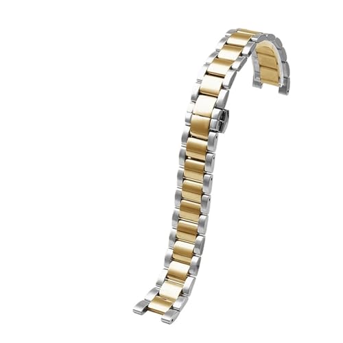 Bracelet en acier inoxydable concave premium pour boîtier Rossini 18-10mm