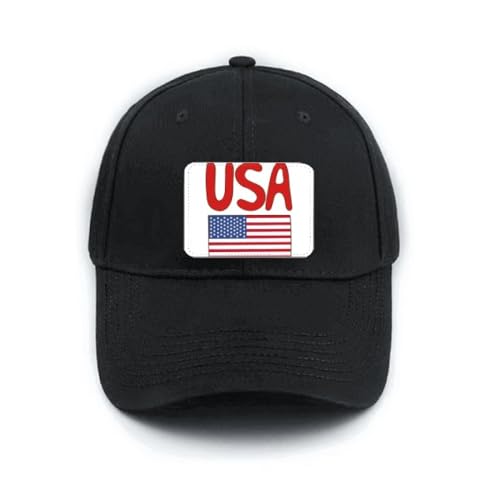 Casquette de baseball noire confortable et réglable pour masquer les cheveux