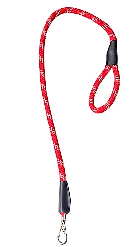 Guia Para Cachorros,Longa 1,30m,Fina 8mm,Guia de Corda para Cães, Reforçada e Resistente,Caminhadas