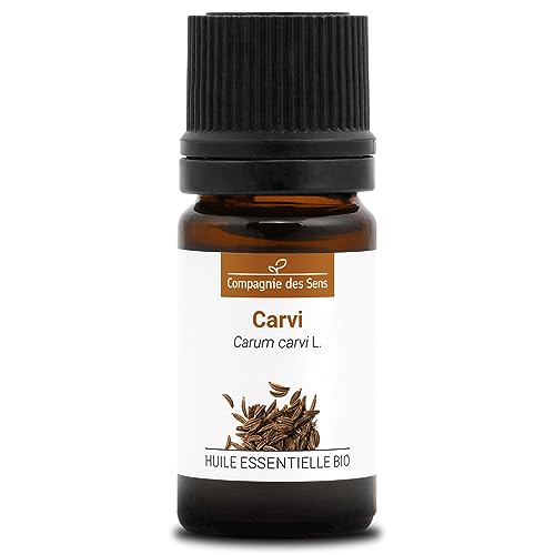 ALCARAVEA - 5 mL - Aceite Esencial Orgánico - 100% Puro, Natural, Quimiotipado y Certificado AB