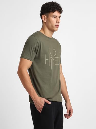 Image of Nobero 100% Cotton T Shirts for Men Stylish | Regular Fit | Graphic Printed T Shirts for Men 180 GSM Combed Cotton | Round Neck Half Sleeve