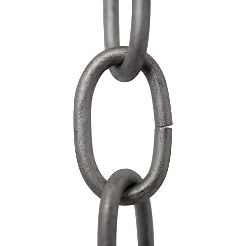 Image of RCH Hardware CH-S56-11S-SC Steel Chandelier Chain 9 Gauge, Satin Chrome (1 Foot)