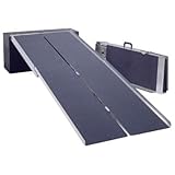 イーストアイ (PVW240) ポータブルスロープ アルミ4折式2.4ｍタイプ (耐荷重300ｋｇ)