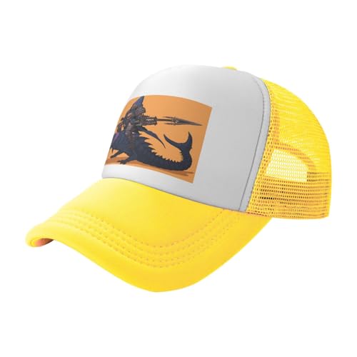 KIRROWE Gorra de béisbol Monster Assemblage para hombres y mujeres, suave y transpirable, espalda ajustable, perfecta para el uso diario, deportes y viajes