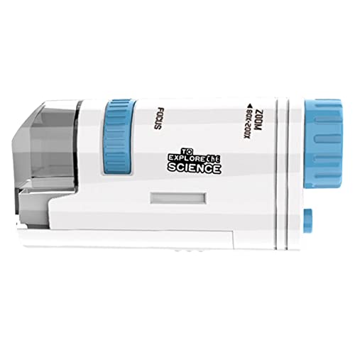 Brinquedo de microscópio para crianças | Kids Science 200x Microscope Toy Kit Com Luz LED - Microscó