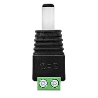 1x DC Stecker Hohlstecker 2,1 x 5,5 mm Adapter Terminal Block Netzteil Schraubbar – Ansicht 3