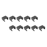 HOOWIFFY Clip e Resistente al Calore Funzione Antiscivolo 10 per Allineamento in Plastica 10 Nero per Mobili per Divani in Vimini da Esterno