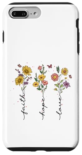 Faith Hope Love �ԕ� �� �C���X�s���[�V�����f�U�C�� �X�}�z�P�[�X iPhone 7 Plus/8 Plus �p