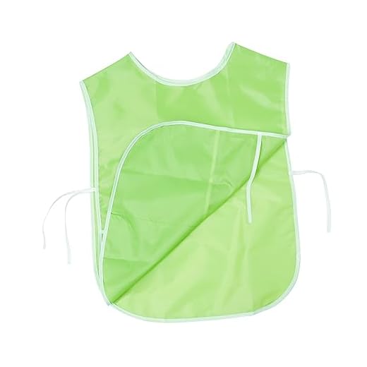 SWOOMEY 1 Delantal De Dibujo Para Niños Baberos Lavables Para Adultos Bata De Arte Escolar Delantales Para Niños Para Cocinar Bata De Algodón Para Artistas Babero Receptor De