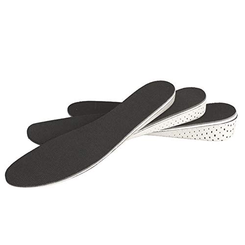 1Pair Unisex Breathable Memory Foam Height Increase Shoes Insole Heel Lifting Inserts Elevator Shoe Taller Shoes Insoles(3.3cm/1.3inch)