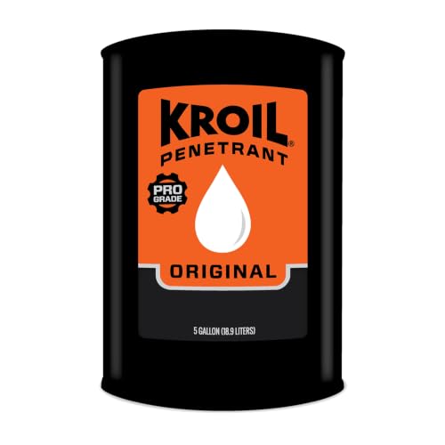 Kroil Original Penetrating Oil (Liquid-5 Gallon Pail-Single) | Penetrant for Rusted Bolts, Metal, Hinges, Chains, Moving Parts | Rust, Corrosion Inhibitor (KL051)