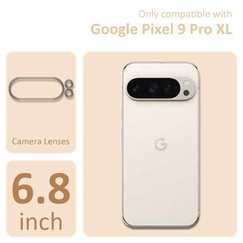 Coque Google Pixel 9 Pro XL anti-choc transparente léopard souple - 6