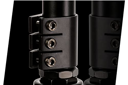 SOKE Stunt Scooter GO! Kick-Scooter mit ABEC 9 Kugellager Tretroller Trick Roller für Erwachsene und Kinder Zweirad Freestyle Cityroller | 2 Räder | Tragkraft 100kg (Schwarz)